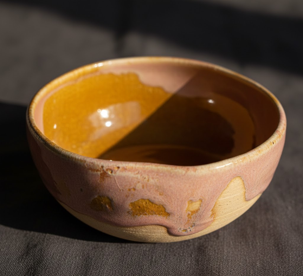Handgemaakte keramische kom