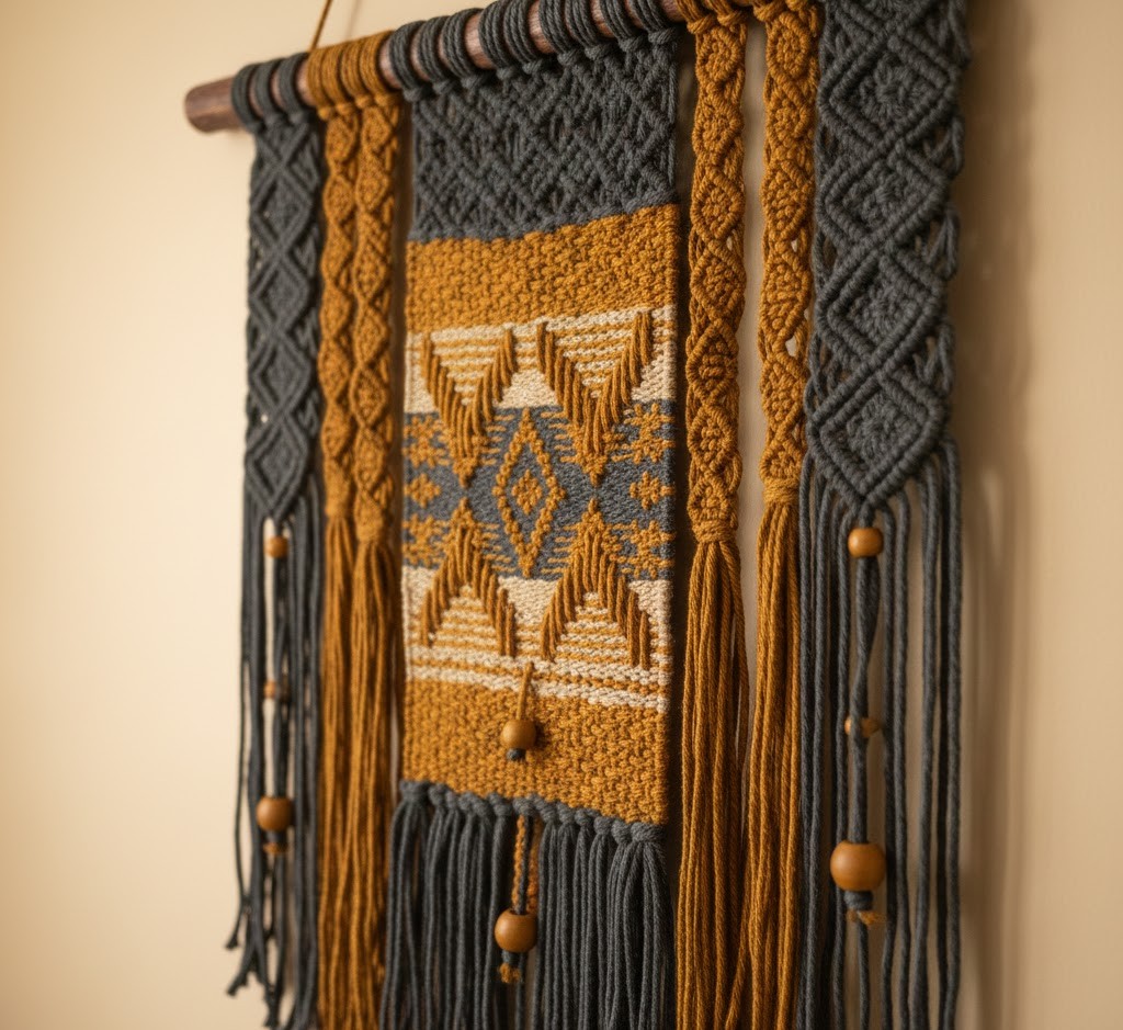 Wanddecoratie textiel